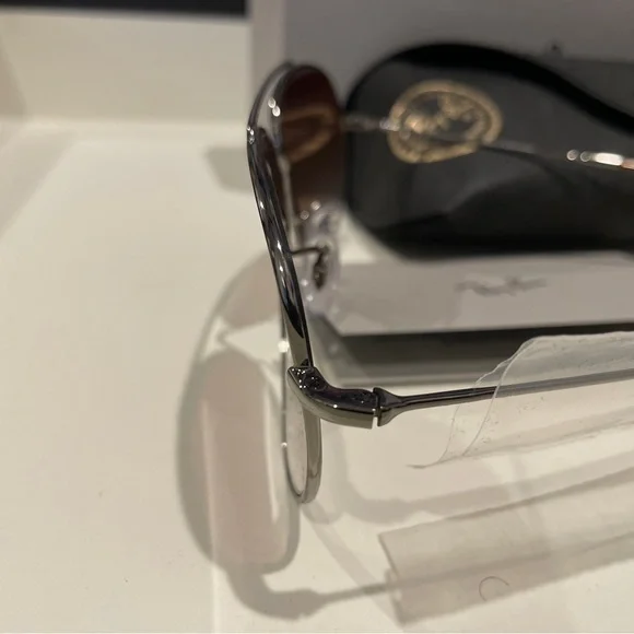 Ray-Ban RBR0101S Sunglasses Unisex Gunmetal / Brown 59mm New 100% Authentic - Picture 2 of 8